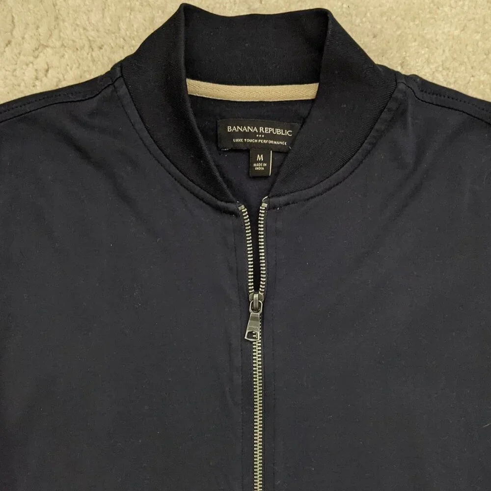 Banana Republic Factory blue bomber jacket